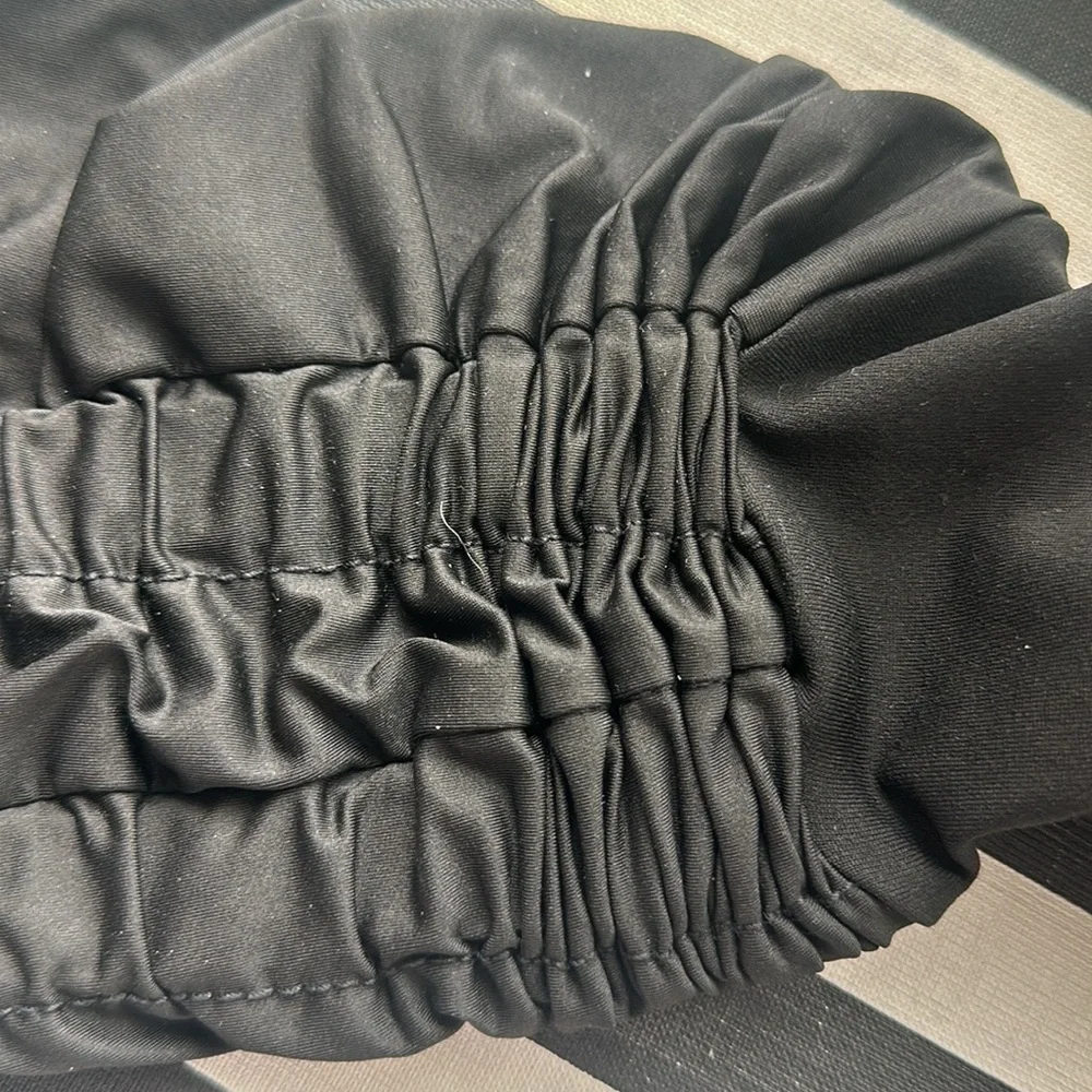 Black wearable resistance leggings size Large/XL Agogie pants+40 - Picture 8 of 8